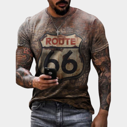 Map leisure Route 66 T-shirt